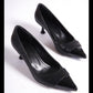 Aurora Pointed Toe Heels – Women’s Patent Leather 5.5cm Shoes | QMR Fashion - Qmr Fashion