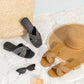 Gold MIRA Slipper - Qmr Fashion