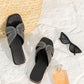 Gold MIRA Slipper - Qmr Fashion