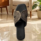 Gold MIRA Slipper - Qmr Fashion