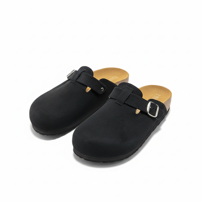 Women’s Pure Black Clogs – All-Day Comfort & Durable Support | QMR Fashion