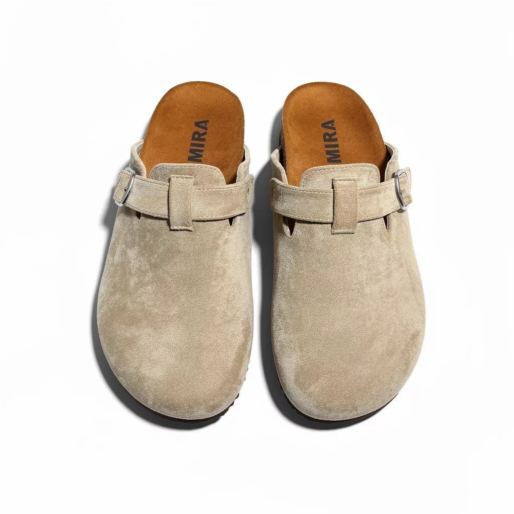 Women’s Comfort Beige Clogs – All-Day Support & Premium Sole | QMR Fashion