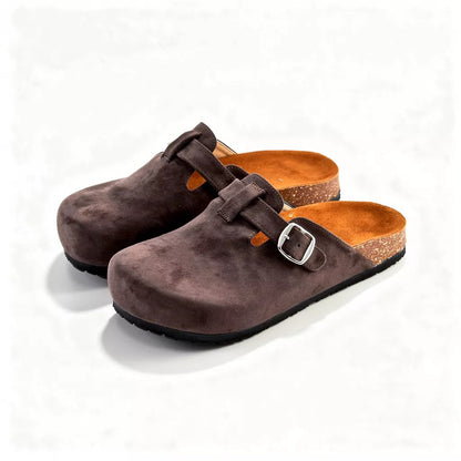 Women’s Pure Brown Clogs – Durable Sole & Maximum Comfort | QMR Fashion