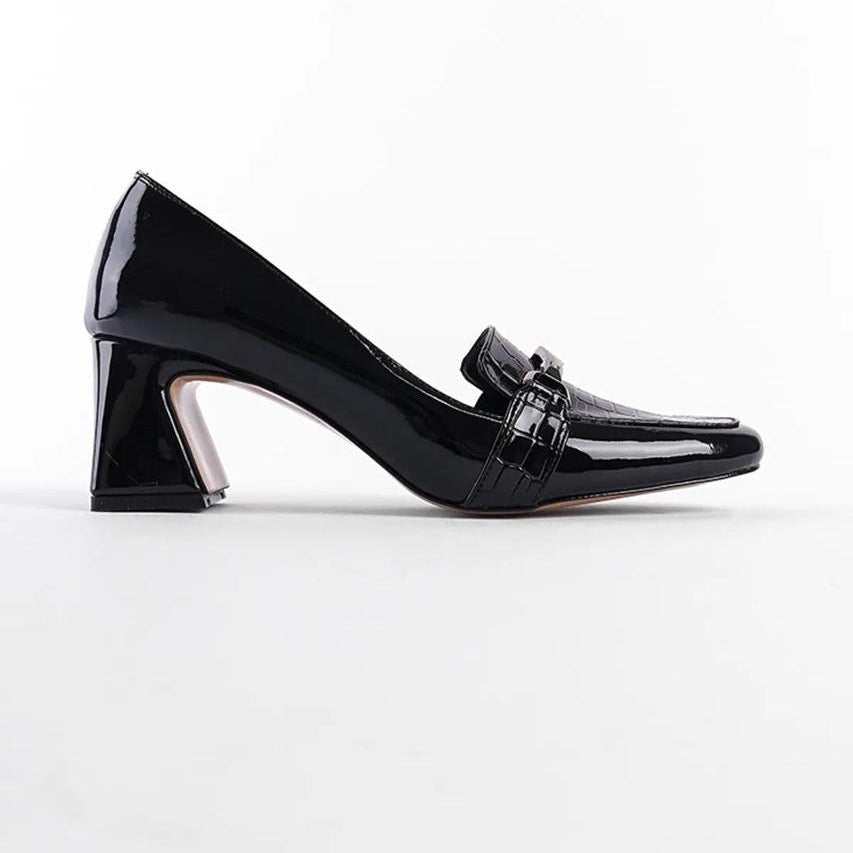 Lina Turkish Capone Block Heels – Women’s 6cm Elegant Shoes | QMR Fashion - Qmr Fashion