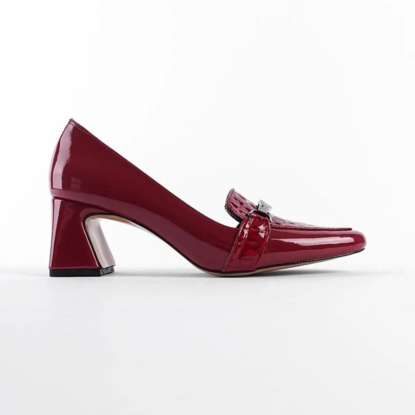 Lina Turkish Capone Block Heels – Women’s 6cm Elegant Shoes | QMR Fashion - Qmr Fashion