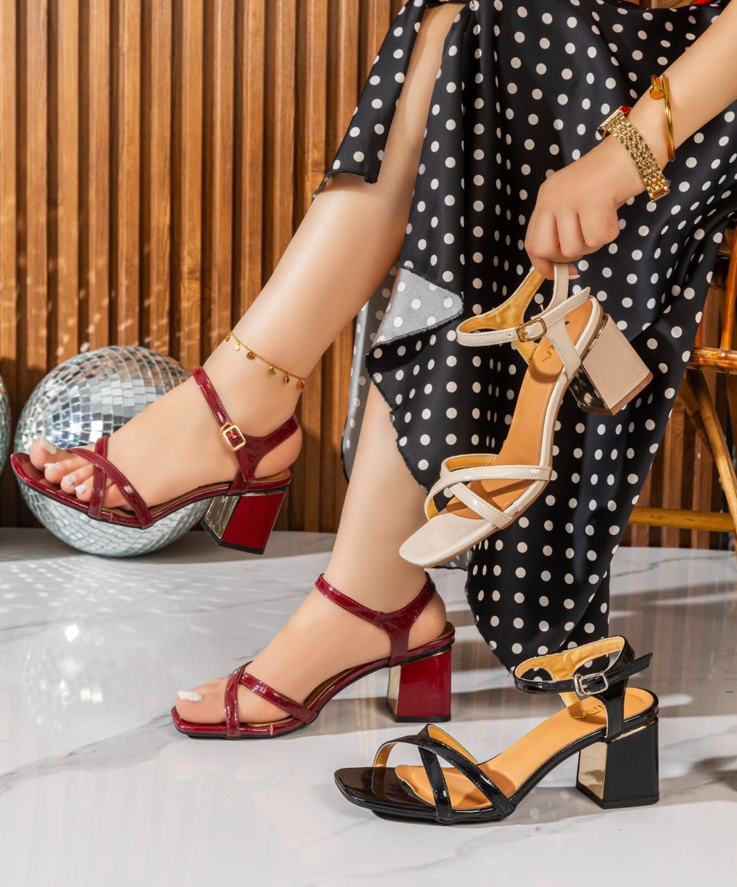 Mira Strappy Sandals Heels. - Qmr Fashion