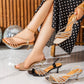Rhinestone Sandals - Qmr Fashion