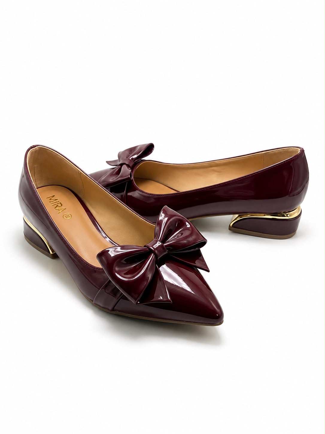 Bella Bow Heels Slip-On