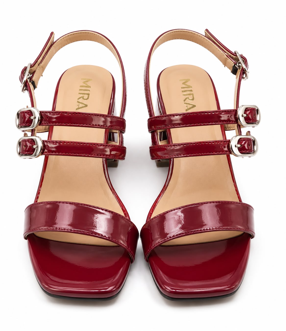 Mira Patent Leather — Women's High-Gloss Patent Flat Shoes | QMR Fashion Qmr Fashion