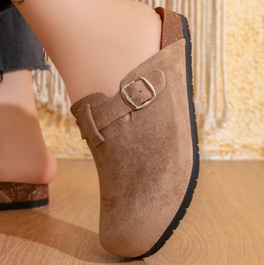 Women’s Comfort Beige Clogs – All-Day Support & Premium Sole | QMR Fashion
