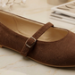 Suede Mary  Flats.