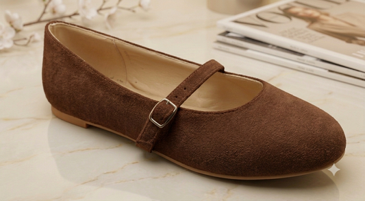 Suede Mary  Flats.