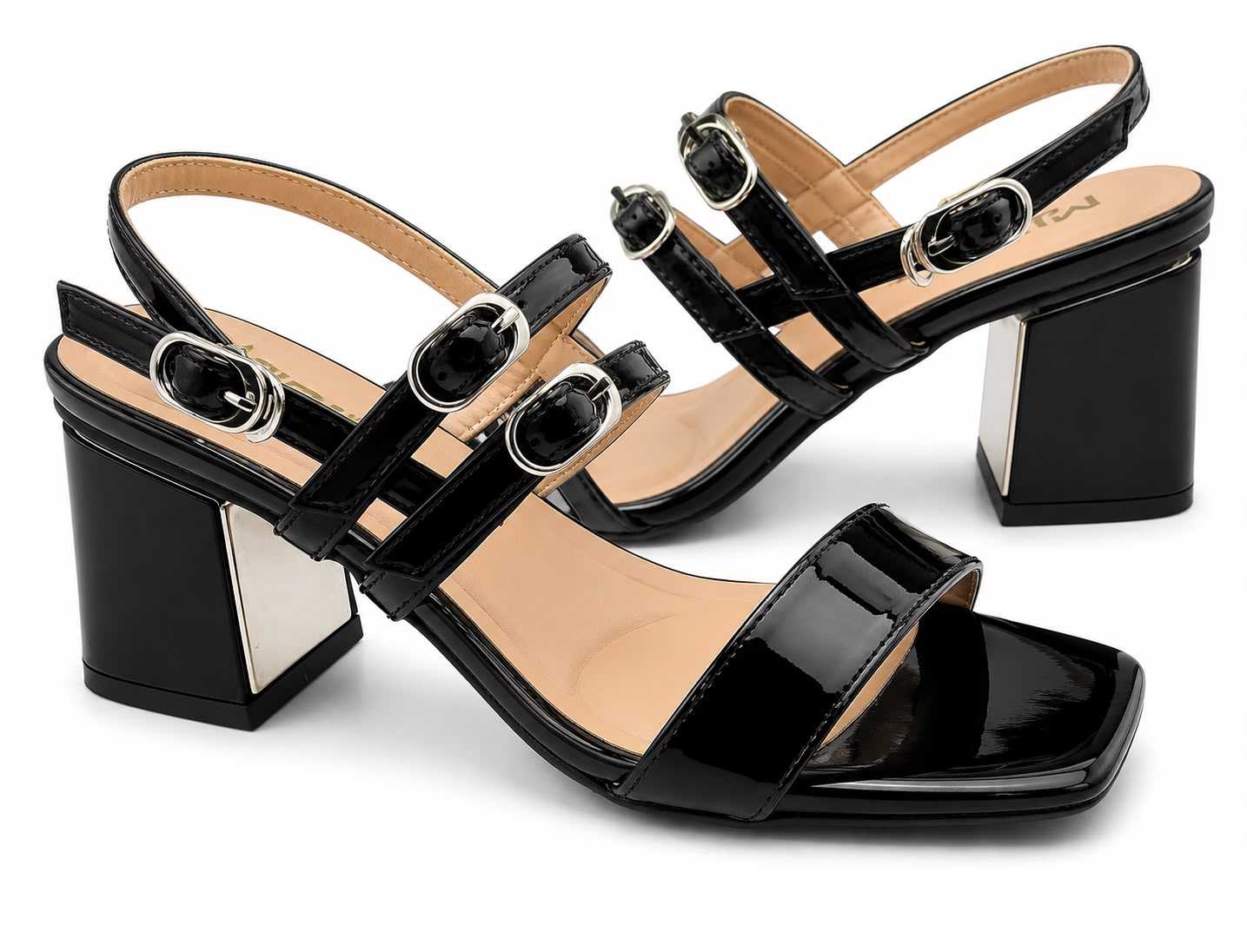 Mira Patent Leather — Women's High-Gloss Patent Flat Shoes | QMR Fashion Qmr Fashion