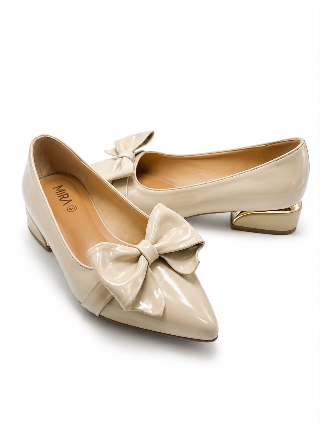 Bella Bow Heels Slip-On