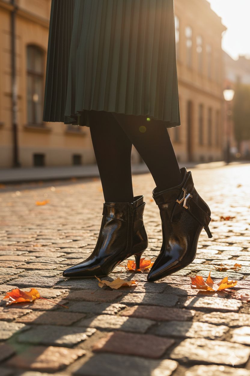 Mira Luxe Charm Ankle Boots