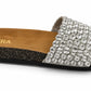 Glam Slides — Women's Embellished Luxury Flat Slide Sandals | QMR Fashion Qmr Fashion