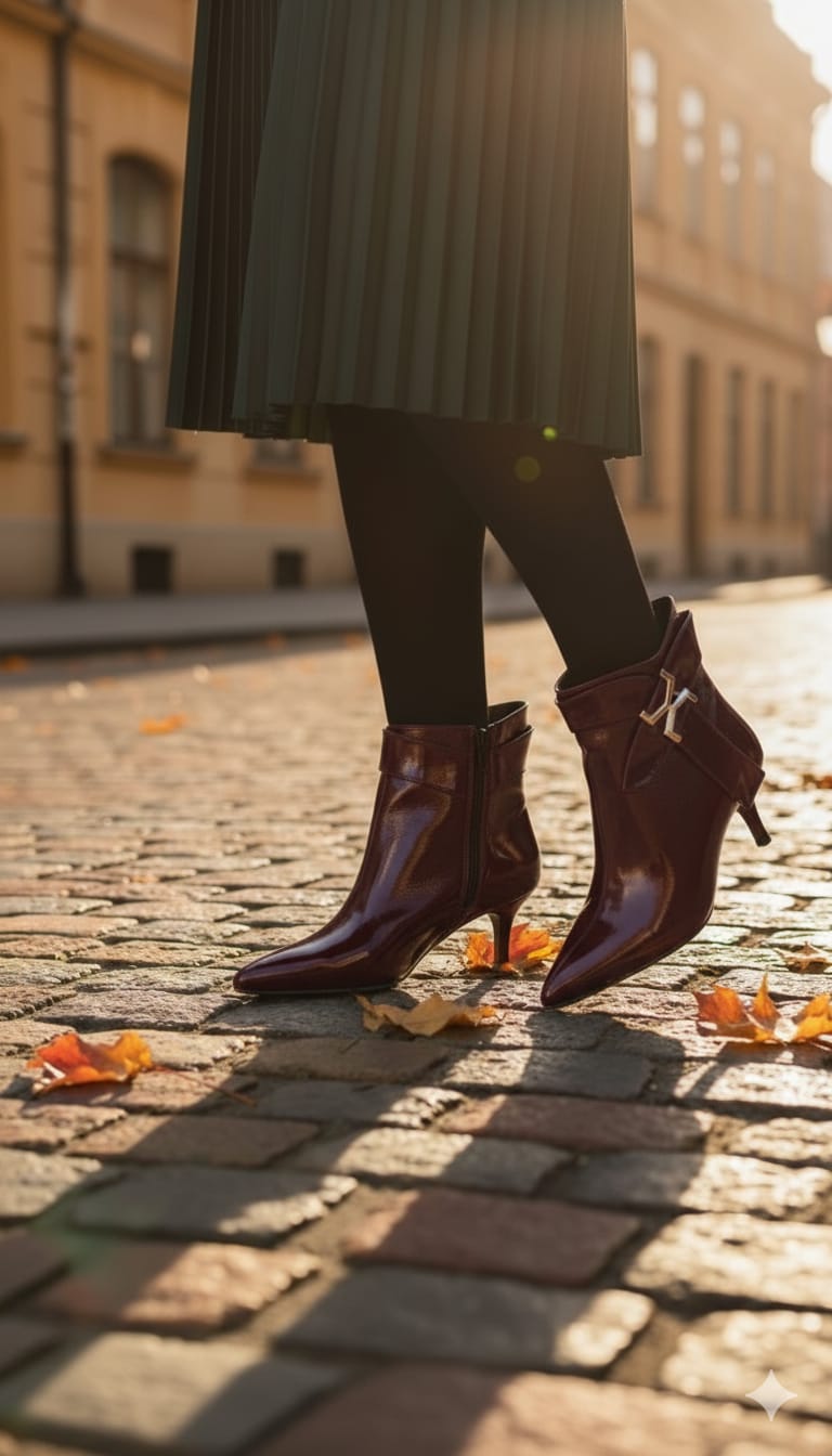 Mira Luxe Charm Ankle Boots