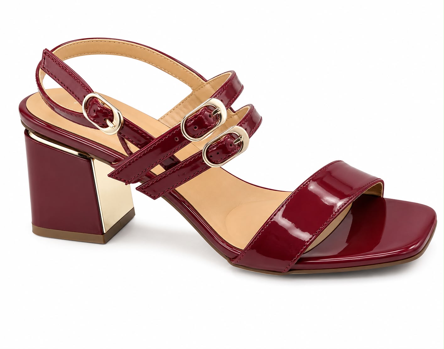 Mira Patent Leather — Women's High-Gloss Patent Flat Shoes | QMR Fashion Qmr Fashion