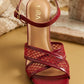 Mesh Elegance Heel — Women's Breathable Mesh Heel Sandals | QMR Fashion Heels