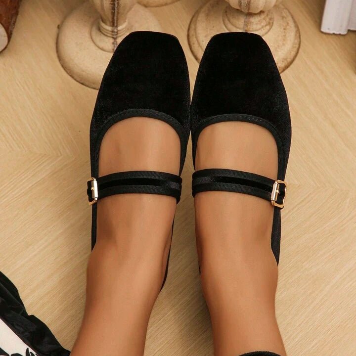 Simple Elite Flats – Women’s Buckle Slip - On Shoes | QMR Fashion - Qmr Fashion