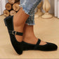 Simple Elite Flats – Women’s Buckle Slip - On Shoes | QMR Fashion - Qmr Fashion
