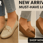 Velvet Steps Gold Flats – Women’s Slip - On Shoes with Metal Chain | QMR Fashion - Qmr Fashion