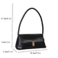 Vintage Lock Square Bag – Retro PU Leather Shoulder Handbag | QMR Fashion - Qmr Fashion